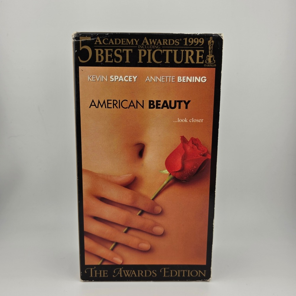 American Beauty Awards Edition 2 VHS Set Pre-Owned Cardboard Sleeve